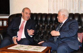 الرئيس لدى استقباله في عمان رئيس حزب الوفاق الوطني العراقي 