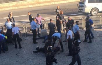 إطلاق نار على فلسطيني طعن شرطيين بالقدس