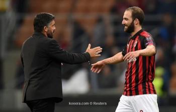 مباراة ميلان ضد بولونيا بالدوري الايطالي -ارشيف-