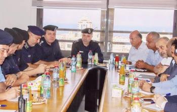 المركز الفلسطيني يستقبل مدير عام الشرطة بغزة