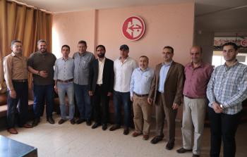  العلاقات الإعلامية في حماس تزور المكتب الإعلامي للجبهة الشعبية