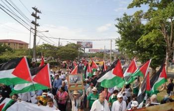 احتفال تضامنا مع الشعب الفلسطيني بجنيف