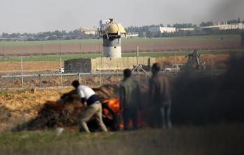 مواجهات بين الفلسطينيين وقوات الاحتلال شرق غزة