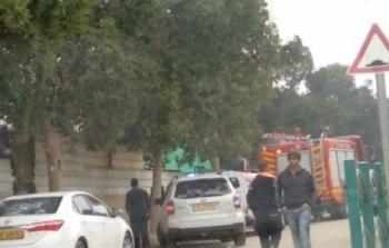 من مكان حادثة الحريق