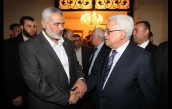الرئيس عباس وهنية