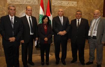 أعضاء السفارة الفلسطينية في لبنان - أرشيف