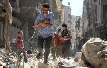 استهدف الغوطة الشرقية في سوريا  - إرشيفية -