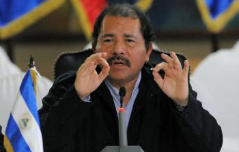 رئيس جمهورية نيكاراغوا دانيال أورتيغا