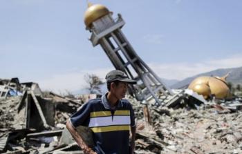 فلسطين تساعد إندونيسيا بعد الزلزال المدمر