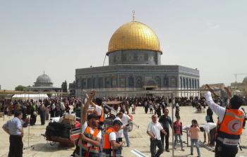 استعدادت الهلال الاحمر الفلسطيني لفتح المسجد الاقصى