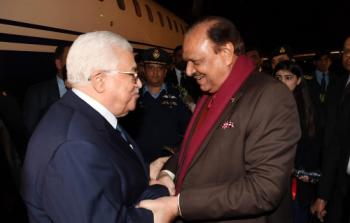 الرئيس عباس والرئيس الباكستاني ممنون حسين أمس