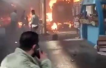  حريق محطة قطارات رمسيس في القاهرة
