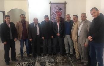 الجبهة العربية الفلسطينية  تناقش عدة ملفات مع احمد ابو هولي