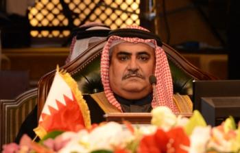 وزير خارجية مملكة البحرين الشيخ خالد بن أحمد بن محمد آل خليفة - ارشيفية 