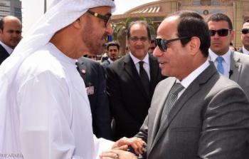 الرئيس المصري والشيخ محمد بن زايد
