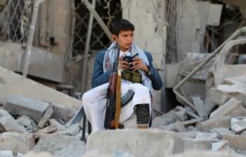 طفل جنده الحوثيين في صنعاء