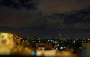 اطلاق صاروخ من غزة على جنوب اسرائيل