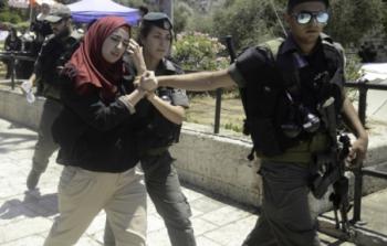 اعتقال فتاة فلسطينية-أرشيفية