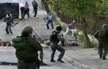 مواجهات بين جيش الاحتلال والفلسطينيين