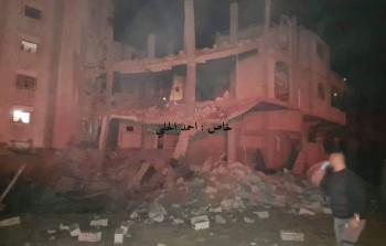  الاحتلال يُدمر مبنى فضائية الأقصى في غزة