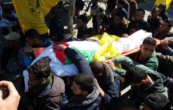 تشيّع جثمان الشهيد عرفات جنوب قطاع غزة