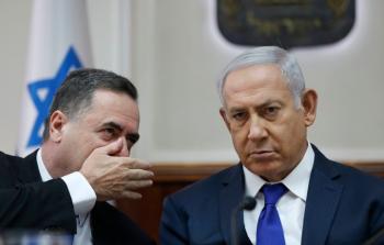 بنيامين نتنياهو رئيس الحكومة الإٍسرائيلية والوزير يسرائيل كاتس