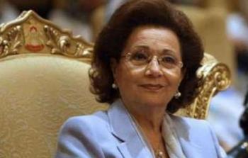 سوزان مبارك خرجت من المستشفى بالسلامة