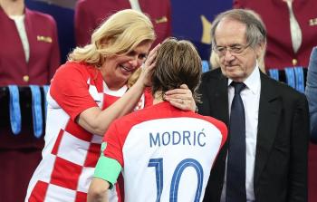 رئيسة كرواتيا للاعبي منتخب بلادها: لقد كتبتم التاريخ ونحن فخورون بكم