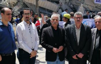 محافظ غزة يتفقّد الأماكن المدمّرة بغزة اليوم