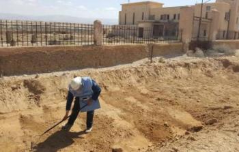 عملية غزالة الألغام في منطقة المغطس في أريحا