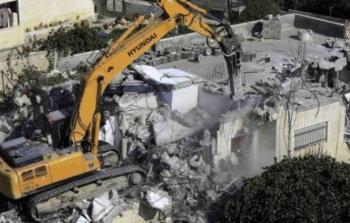 جرافات الاحتلال تهدم منزلا جنوب القدس