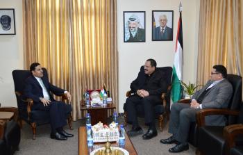 صيدم يبحث مع السفير الأردني تعزيز التعاون في المجالات التربوية