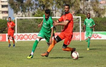 مباراة من بطولة الدوري في غزة - ارشيف