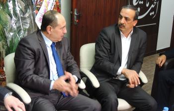 وفد من مجلس إدارة جمعية رجال الأعمال الفلسطينيين بغزة