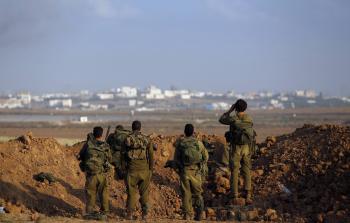 جنود جيش الاحتلال على حدود غزة. توضيحية