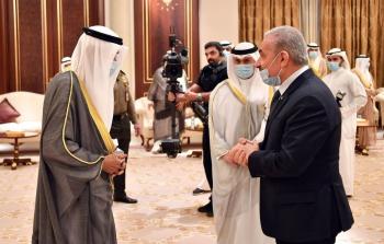 تعزية رئيس الوزراء الفلسطيني محمد اشتية لدولة الكويت بوفاة الأمير جابر الصباح