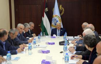 اجتماع اللجنة التنفيذية برئاسة الرئيس عباس في رام الله