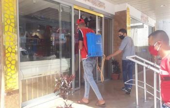 الديمقراطية تواصل حملاتها التطوعية قطاع غزة للحد من انتشار كورونا