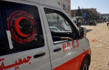 اسعاف فلسطيني توضيحية