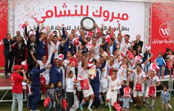 فريق شباب خانيونس بطل دوري وكأس غزة لكرة القدم