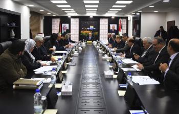 الجلسة الاسبوعية لمجلس الوزراء الفلسطيني