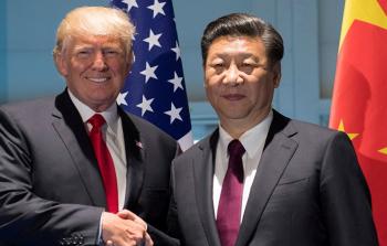 الرئيس الأمريكي دونالد ترامب ونظيره الصيني