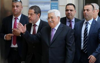 الرئيس عباس يغادر المستشفى في رام الله