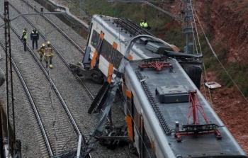 حادث قطار برشلونة 