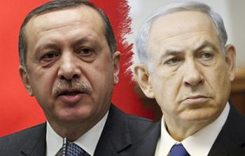 رئيس الحكومة الإسرائيلية بنيامين نتنياهو والرئيس التركي رجب طيب إردوغان -ارشيف-