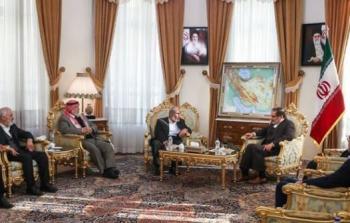 الوفد البرلماني الفلسطيني يلتقي رئيس الأمن القومي الإيراني 