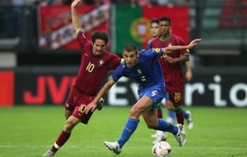 مباراة بين البرتغال وايطاليا