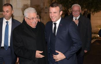  الرئيس عباس يستقبل نظيره الفرنسي في رام الله