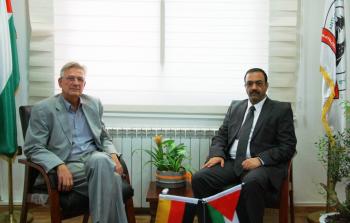 لقاء براك مع ممثل ألمانيا لدى فلسطين