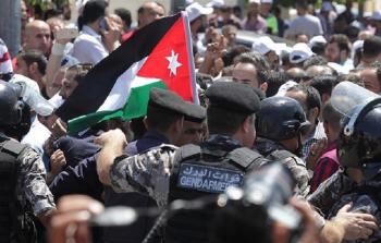 مظاهرات المعلمين في الأردن طلباً لمستحقاتهم المالية